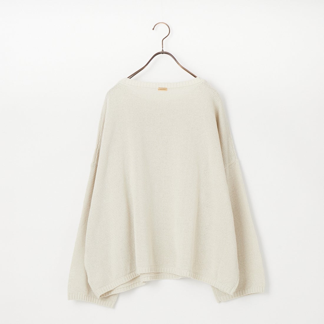 MICA&DEAL [マイカアンドディール] ボートネックルーズプルオーバー [0126108039] GREIGE