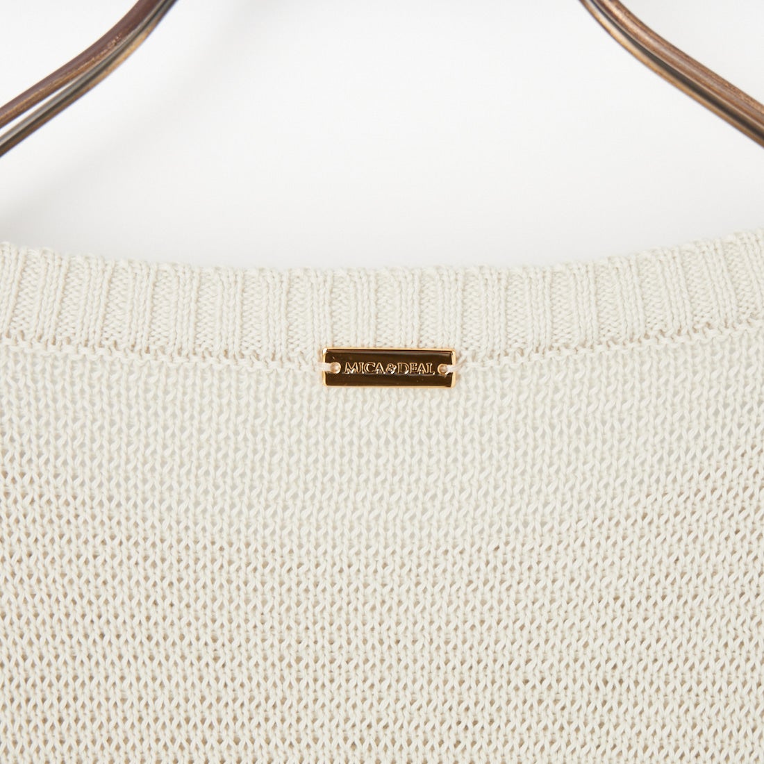 MICA&DEAL [マイカアンドディール] ボートネックルーズプルオーバー [0126108039] GREIGE
