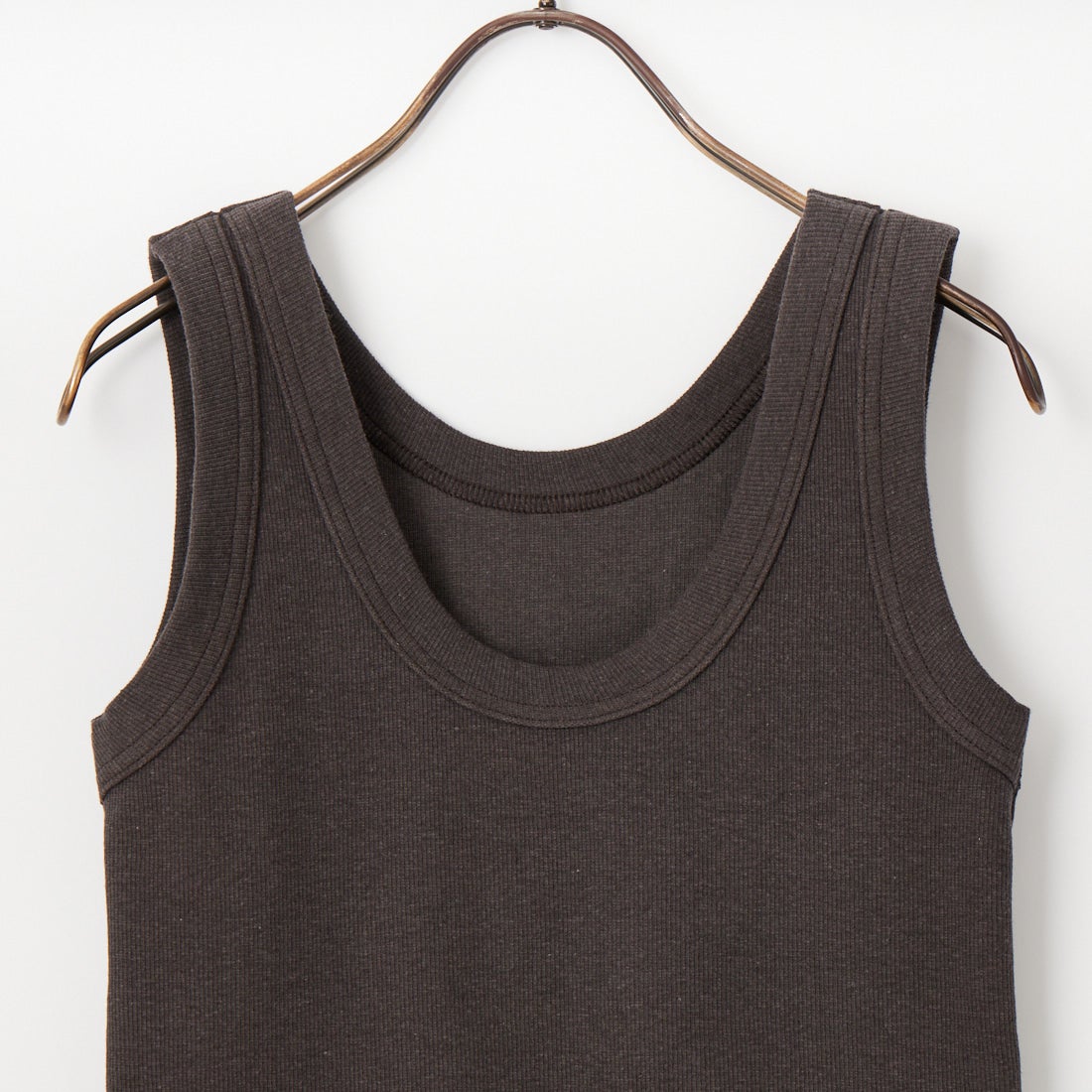 MICA&DEAL [マイカアンドディール] リネンテレコタンクトップ [0126109023] BROWN