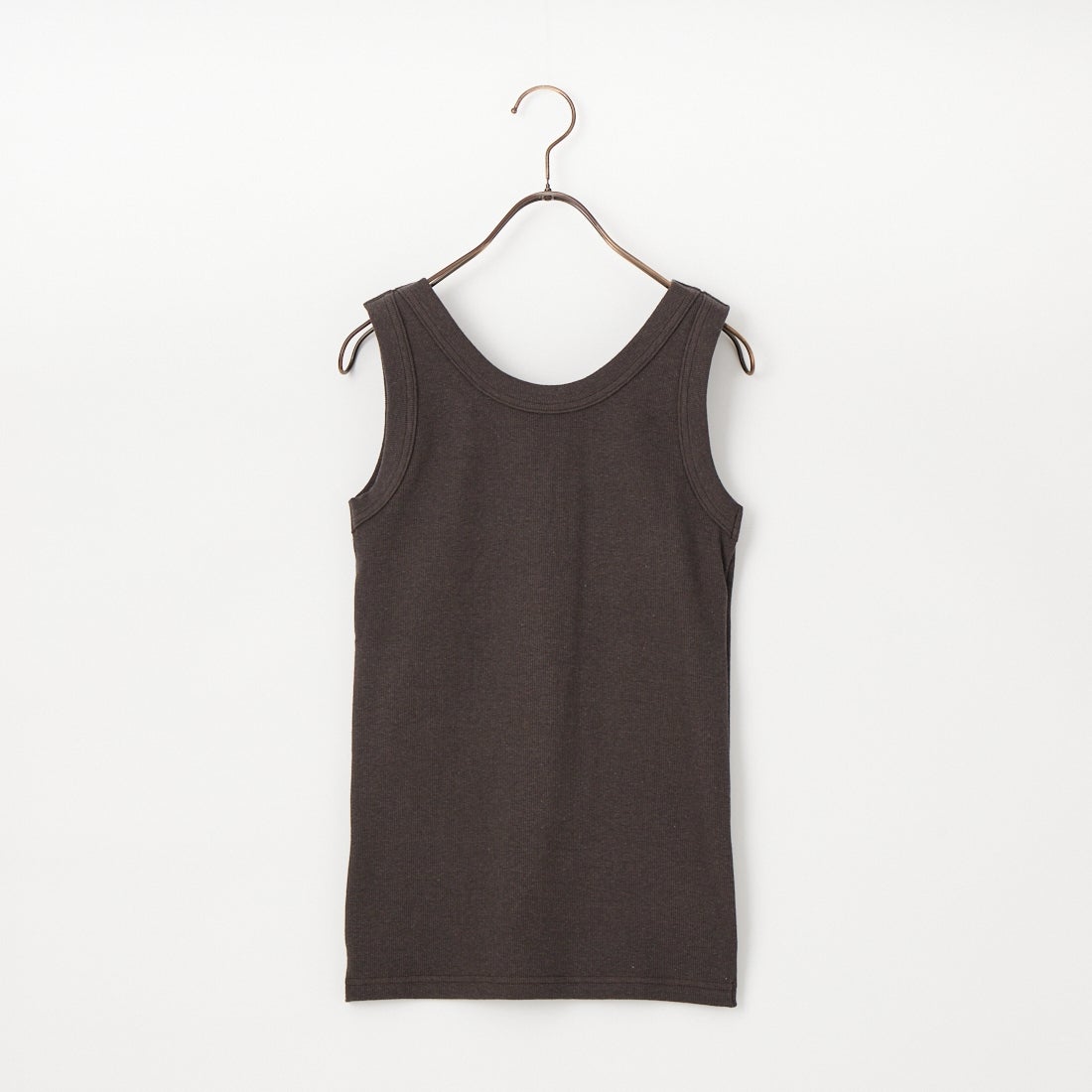 MICA&DEAL [マイカアンドディール] リネンテレコタンクトップ [0126109023] BROWN