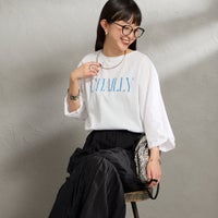 WHITE&&モデル身長：150cm 着用サイズ：F&&