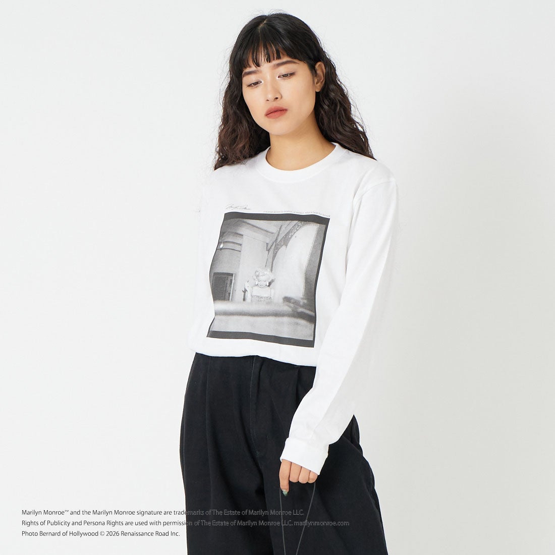 WHITE&&モデル身長：162cm 着用サイズ：F&&