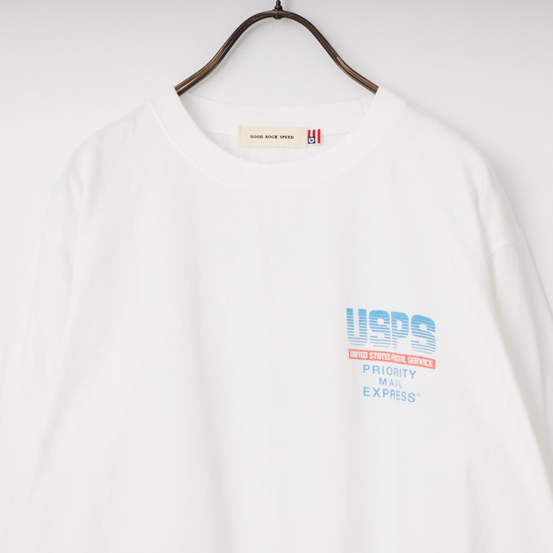 GOOD ROCK SPEED [グッドロックスピード] USPS ロングスリーブTシャツ [26USP001W] WHITE