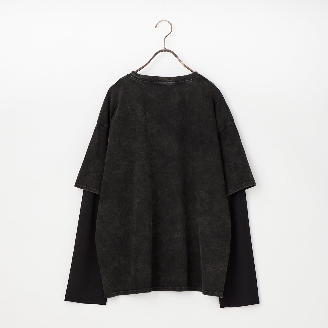 Noir Fabrik [ヌワールファブリック] フェイクレイヤードTシャツ [2621-229IN] BLACK