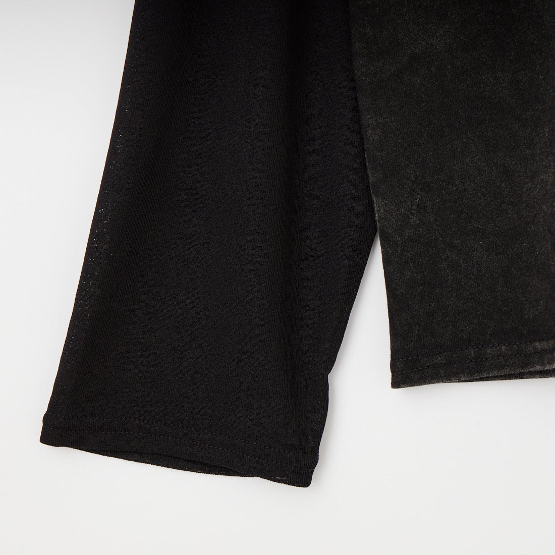 Noir Fabrik [ヌワールファブリック] フェイクレイヤードTシャツ [2621-229IN] BLACK