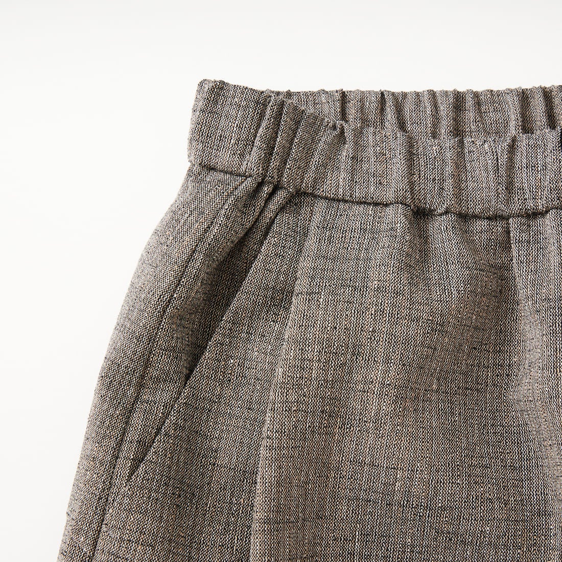 STELLA CIFFON [ステラシフォン] カルテットミックスツイードパンツ [ST1-26206B] 80 BLACK