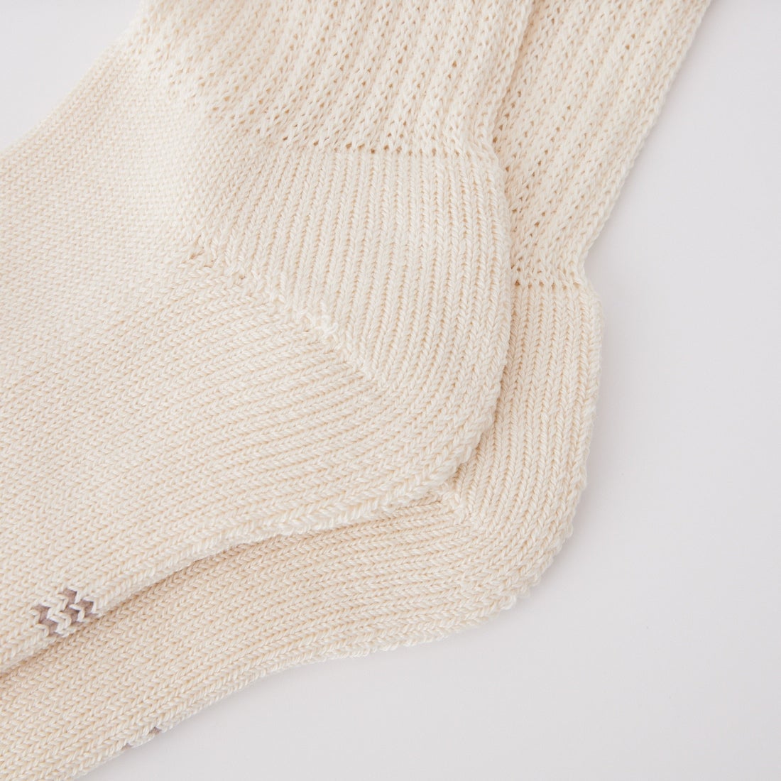 ROTOTO [ロトト] オーガニック デイリー 3パック ミニクルーソックス [R1522] IVORY