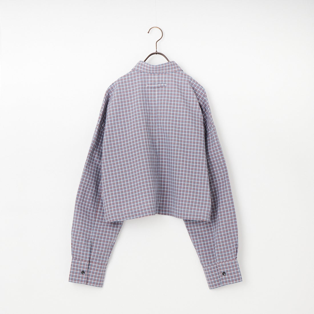 anuke [アンヌーク] チェックショートシャツ [62610415] BLU