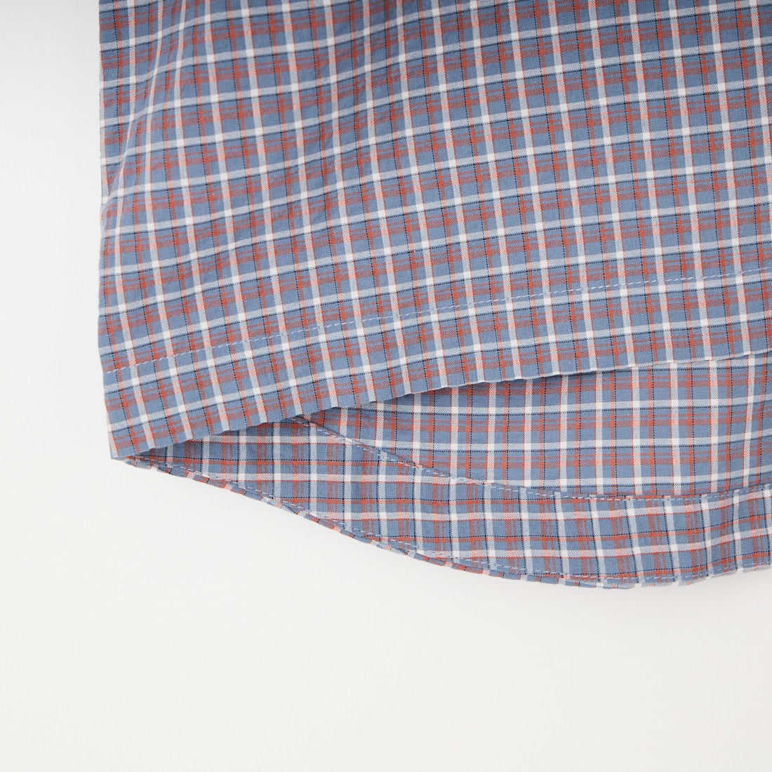 anuke [アンヌーク] チェックショートシャツ [62610415] BLU