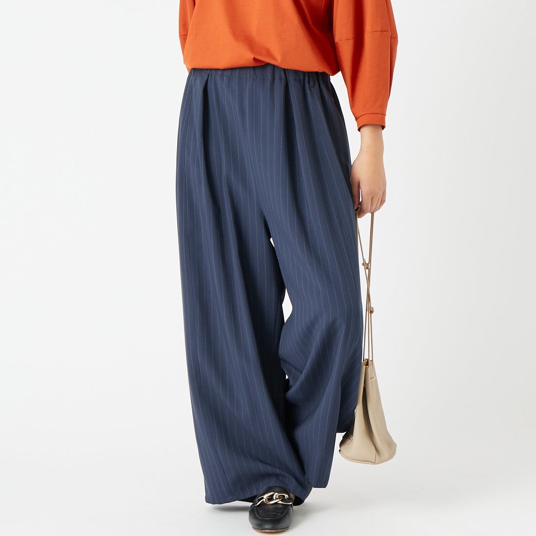 D30 NVY ST&&モデル身長：162cm 着用サイズ：36&&