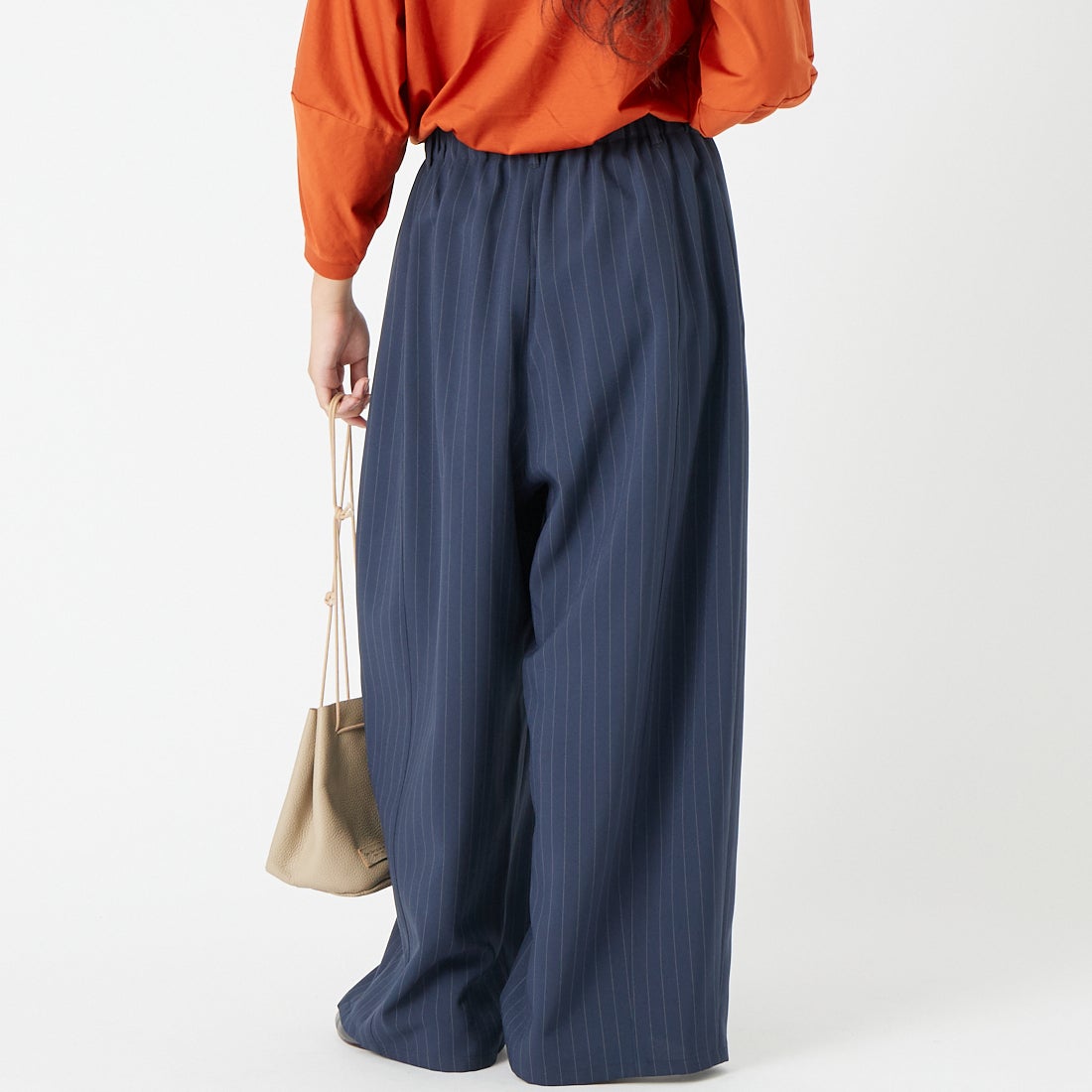 D30 NVY ST&&モデル身長：162cm 着用サイズ：36&&