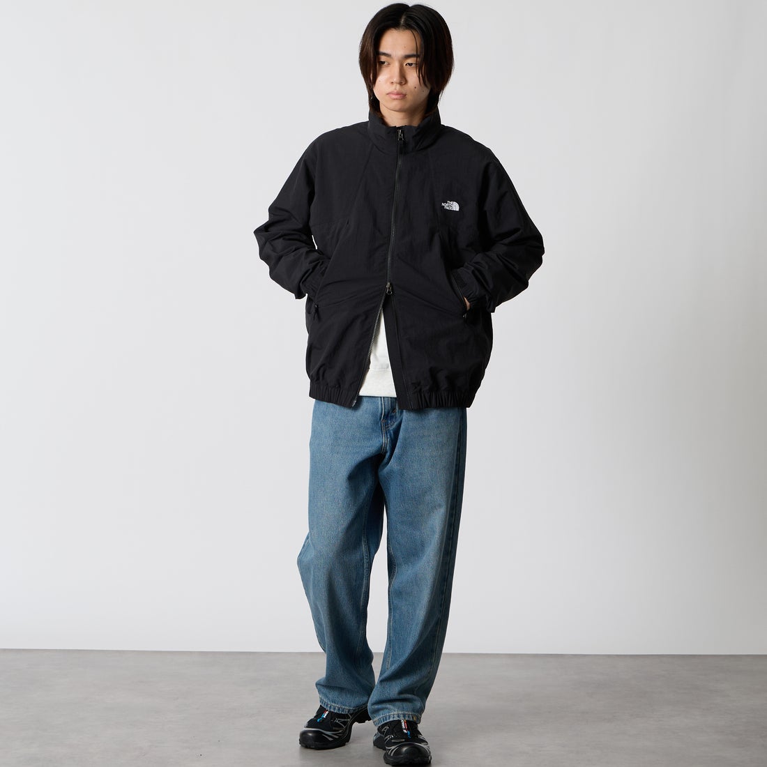 THE NORTH FACE [ザ ノースフェイス] バーサタイルブルゾン [NP22653] K &&モデル身長：177cm 着用サイズ：M&&