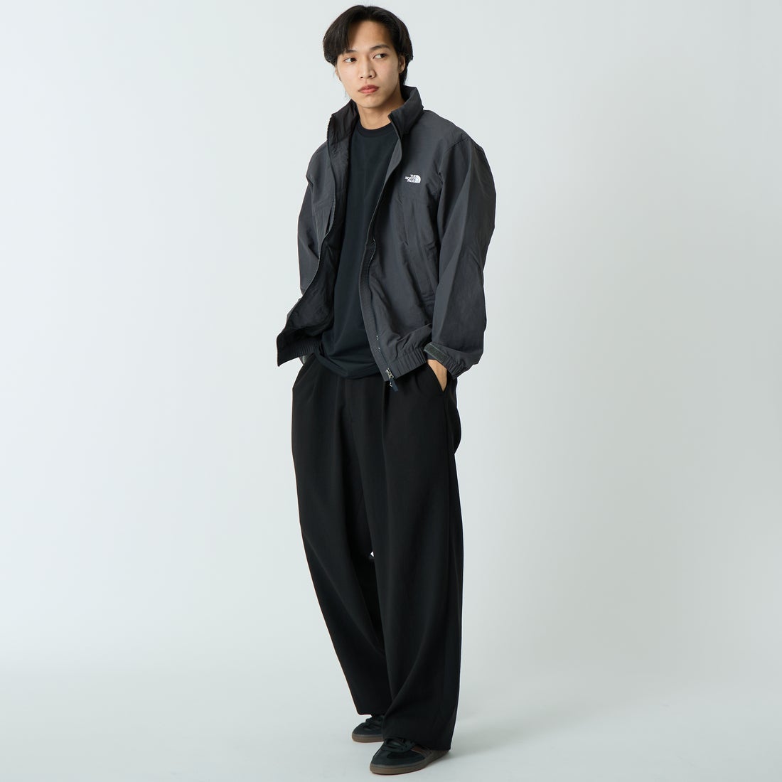 THE NORTH FACE [ザ ノースフェイス] バーサタイルブルゾン [NP22653] AG &&モデル身長：179cm 着用サイズ：M&&