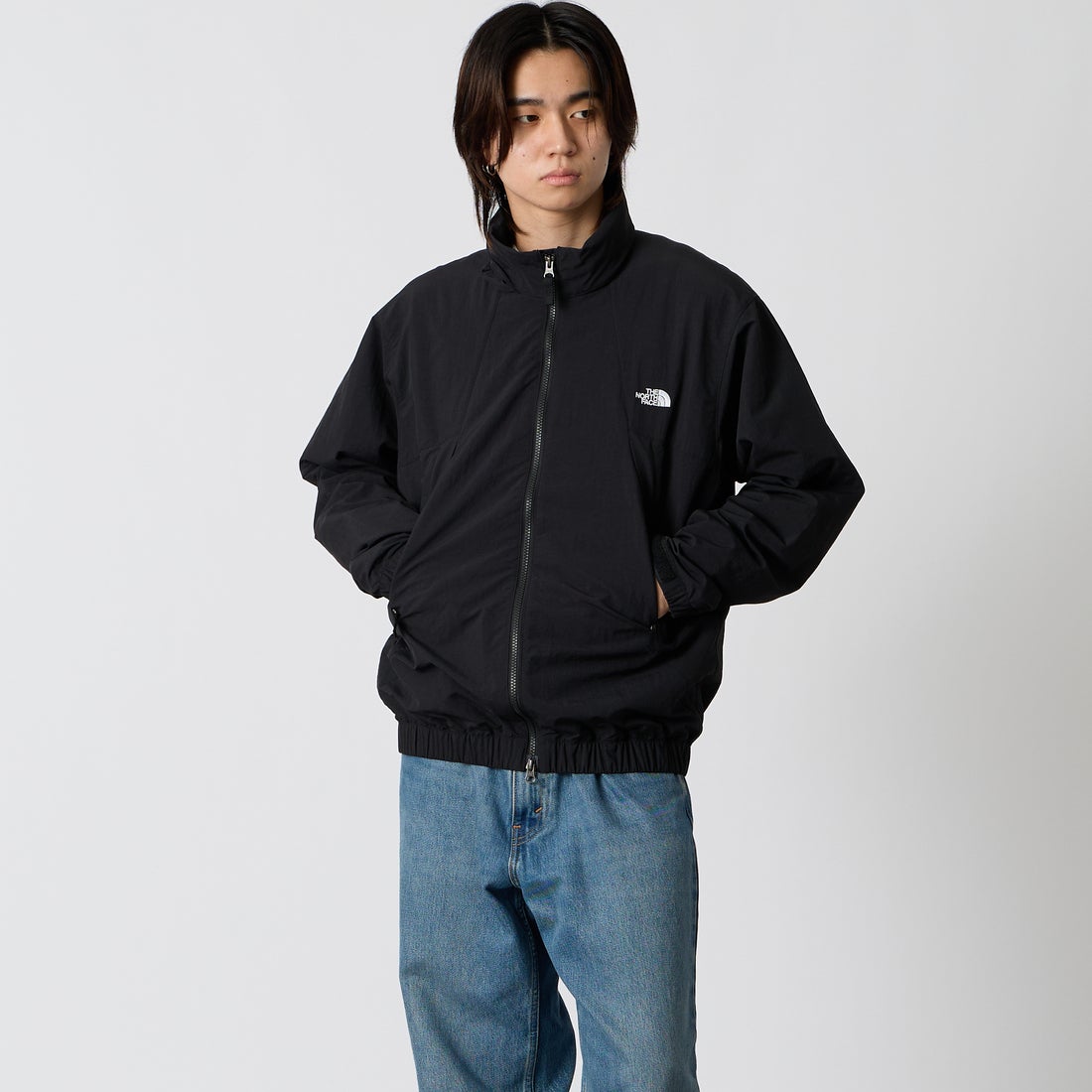 THE NORTH FACE [ザ ノースフェイス] バーサタイルブルゾン [NP22653] K &&モデル身長：177cm 着用サイズ：M&&