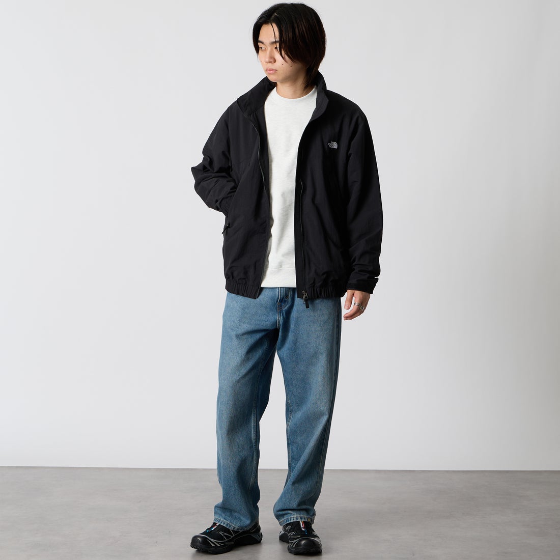 THE NORTH FACE [ザ ノースフェイス] バーサタイルブルゾン [NP22653] K &&モデル身長：177cm 着用サイズ：M&&