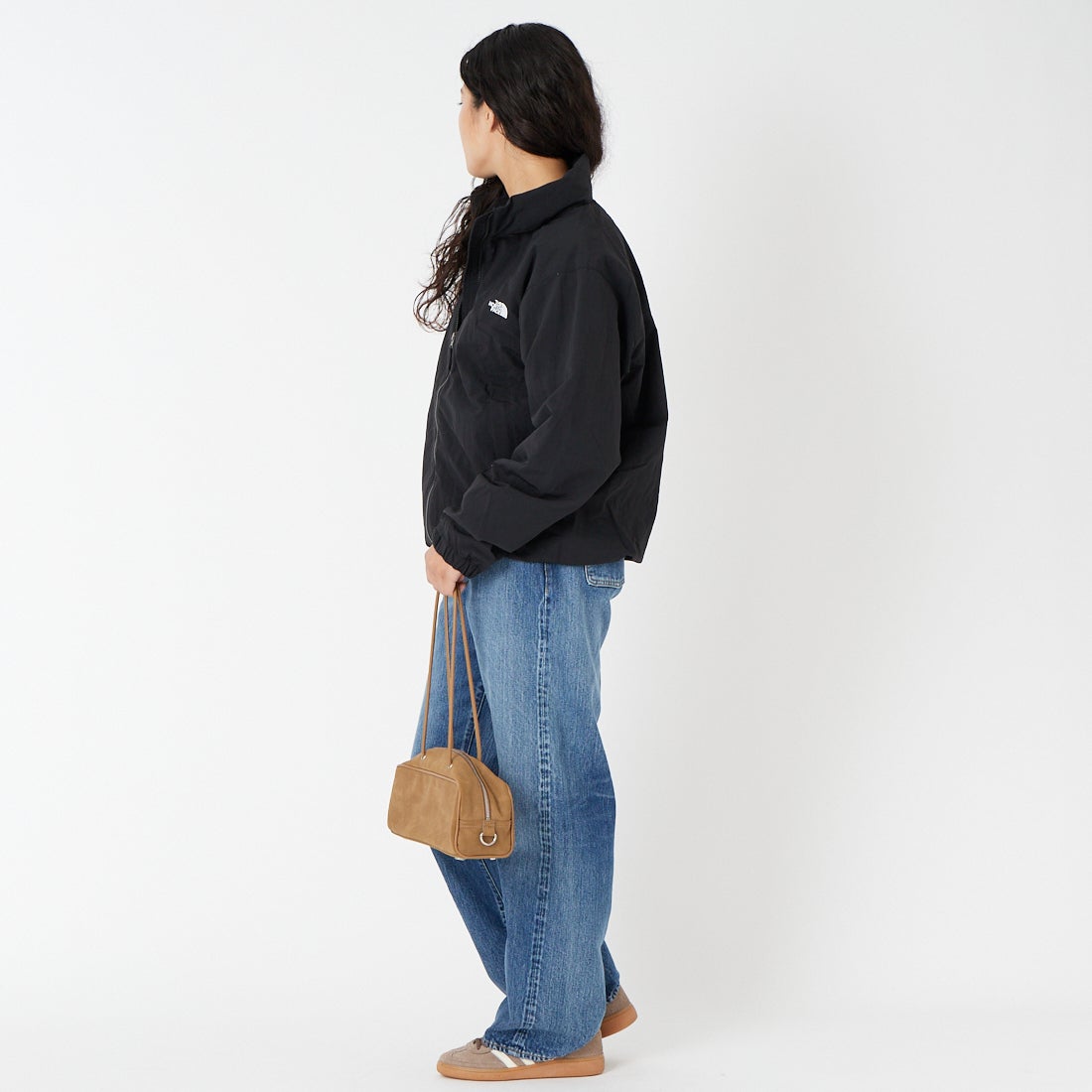 THE NORTH FACE [ザ ノースフェイス] バーサタイルブルゾン [NP22653] K &&モデル身長：162cm 着用サイズ：S&&