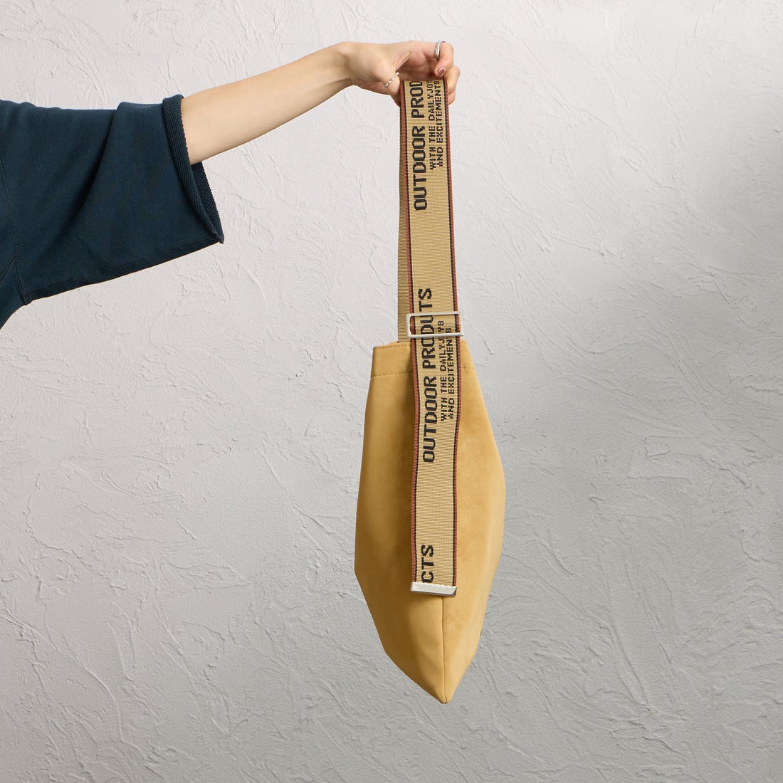 OUTDOOR PRODUCTS [アウトドアプロダクツ] ジャガードテープ トートバッグ [BR-OUT-26SS18] CAMEL