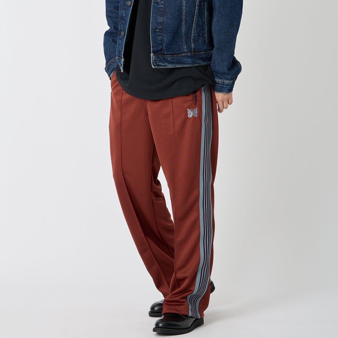 Needles [ニードルズ] トラックパンツ [SX406] A RUST &&モデル身長：179cm 着用サイズ：M&&