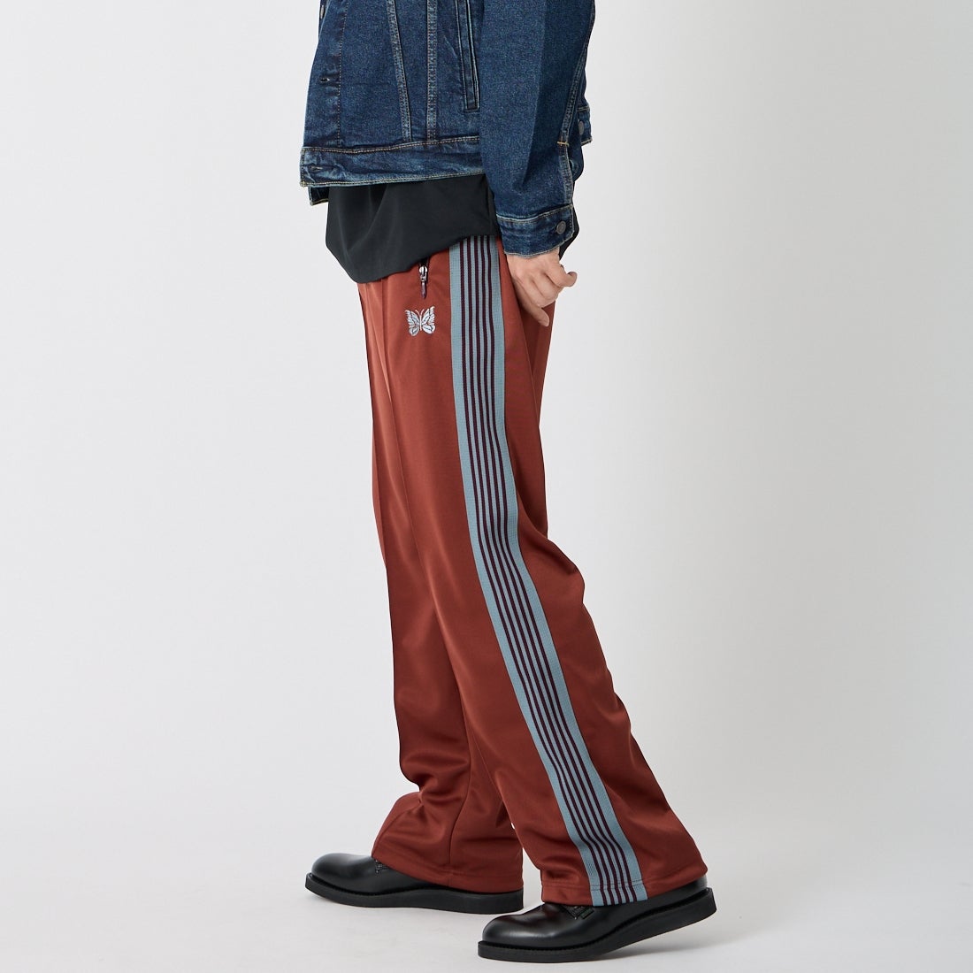 Needles [ニードルズ] トラックパンツ [SX406] A RUST &&モデル身長：179cm 着用サイズ：M&&