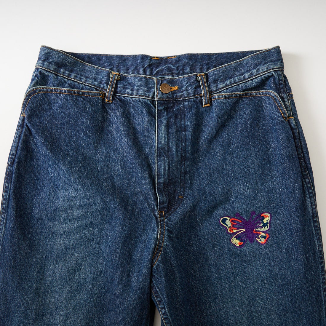 Needles [ニードルズ] パピヨン刺繍ブーツカットジーンズ [SX212] INDIGO