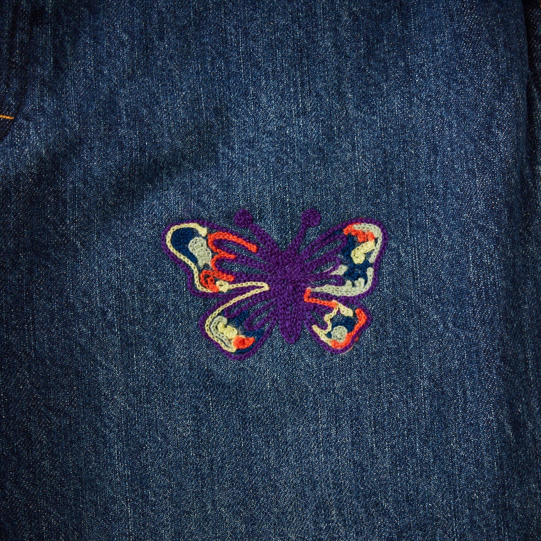 Needles [ニードルズ] パピヨン刺繍ブーツカットジーンズ [SX212] INDIGO