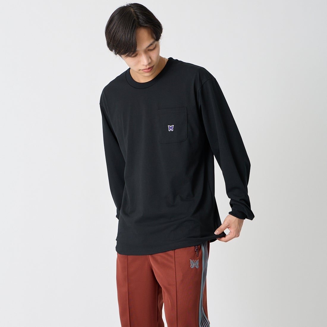 C BLACK&&モデル身長：179cm 着用サイズ：M&&