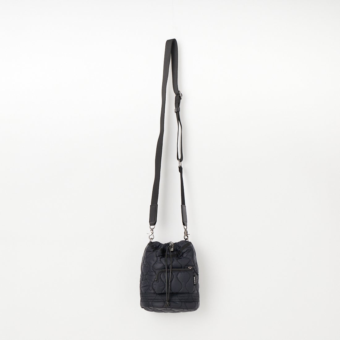 A SCENE [エーシーン] キルト巾着ショルダーバッグ [AS04-010] BLACK