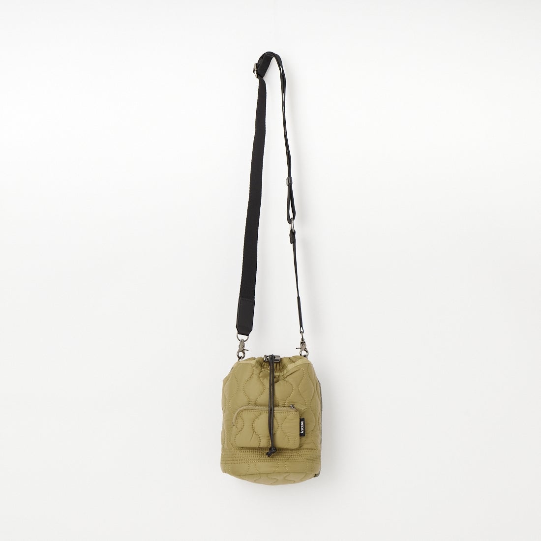 A SCENE [エーシーン] キルト巾着ショルダーバッグ [AS04-010] KHK/BEG