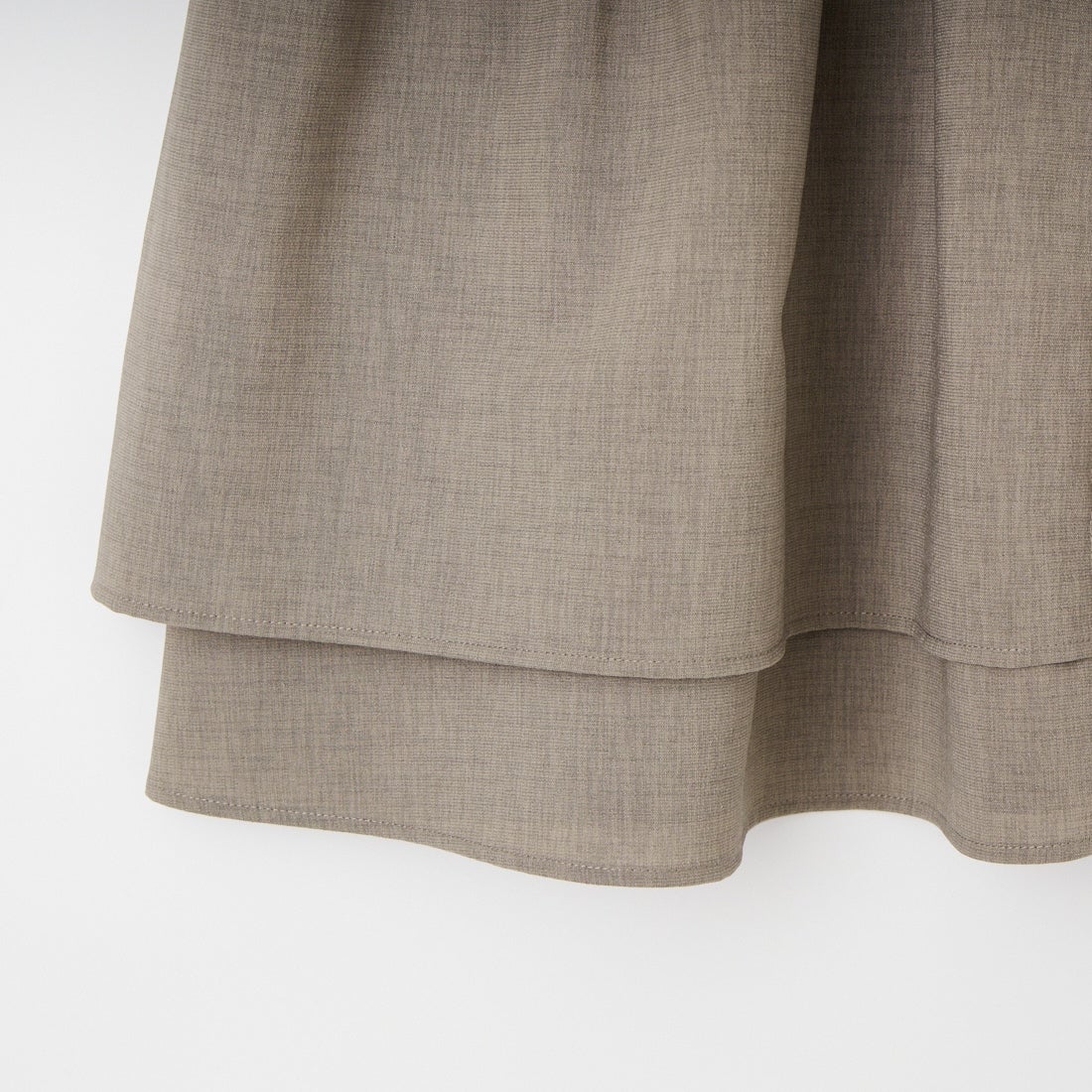 USINE [ユジーヌ] 機能素材ギャザーペプラムベスト [21267056] 035 ﾓｶ