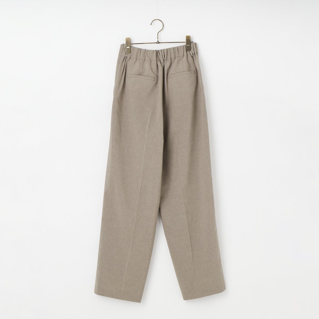 USINE [ユジーヌ] 機能素材2タックワイドパンツ [21267057] 035 ﾓｶ
