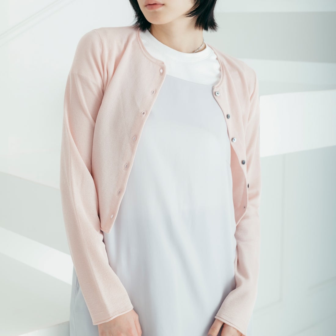 USINE [ユジーヌ] キャミワンピース [21267062] 001 Lｸﾞﾚｰ &&モデル身長：165cm 着用サイズ：F&&