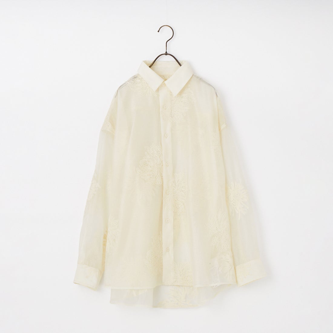 USINE [ユジーヌ] オーバーサイズドレスシャツ [21267065] 004 ﾌﾞﾗｯｸ