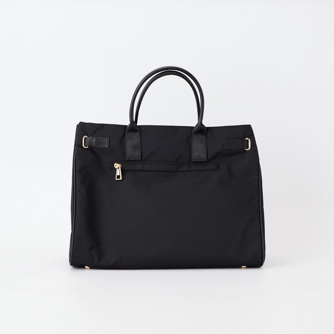 story. [ストーリー] ポリエステル ベルテッドトートバッグ L [3A-1723-4] 01 BLACK