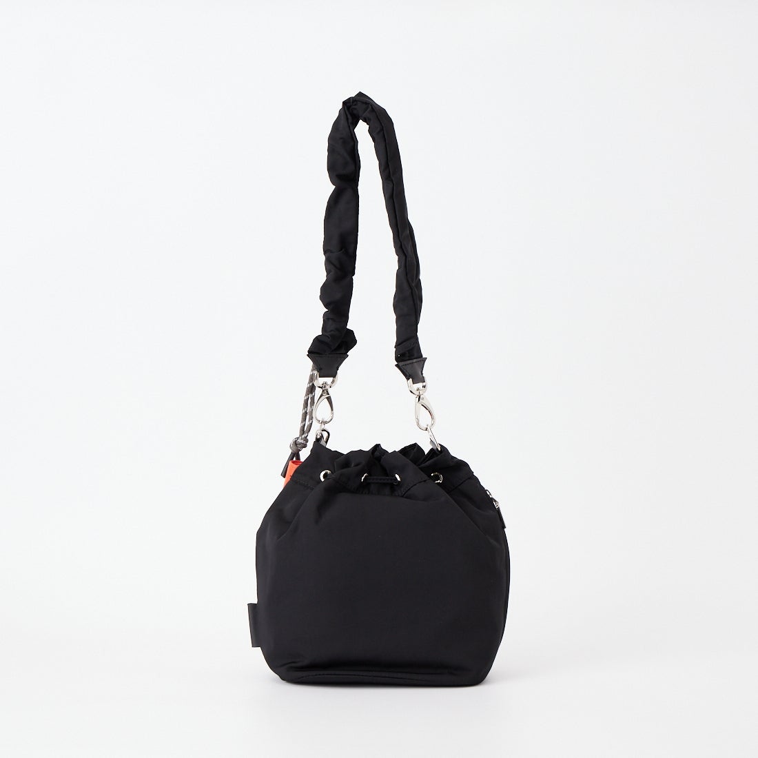 story. [ストーリー] ポリエステル ギャザーストラップハンドバッグ [3A-1847-4] 01 BLACK