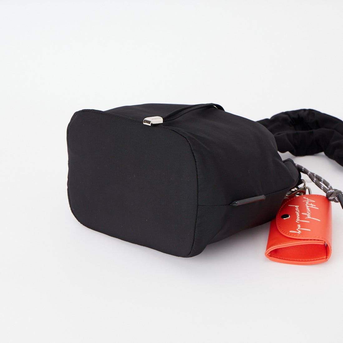 story. [ストーリー] ポリエステル ギャザーストラップハンドバッグ [3A-1847-4] 01 BLACK