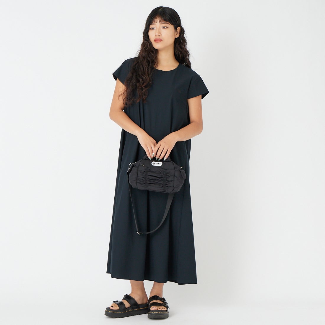 THE NORTH FACE [ザ ノースフェイス] マタニティスイングラックスワンピース [NTM12602] K &&モデル身長：162cm 着用サイズ：L/XL&&