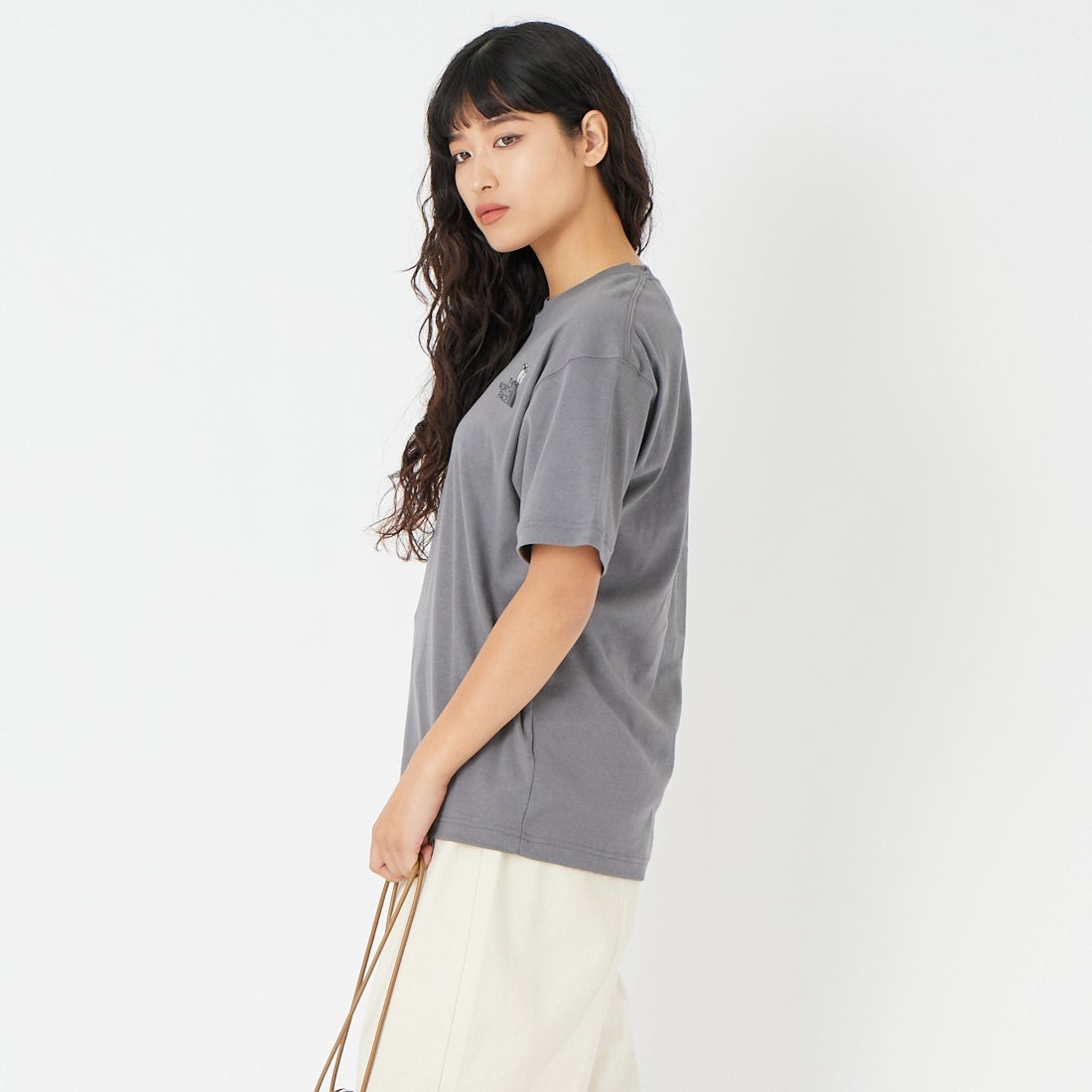 THE NORTH FACE [ザ ノースフェイス] ショートスリーブズーピッカーティー [NT32659] SP &&モデル身長：162cm 着用サイズ：S&&