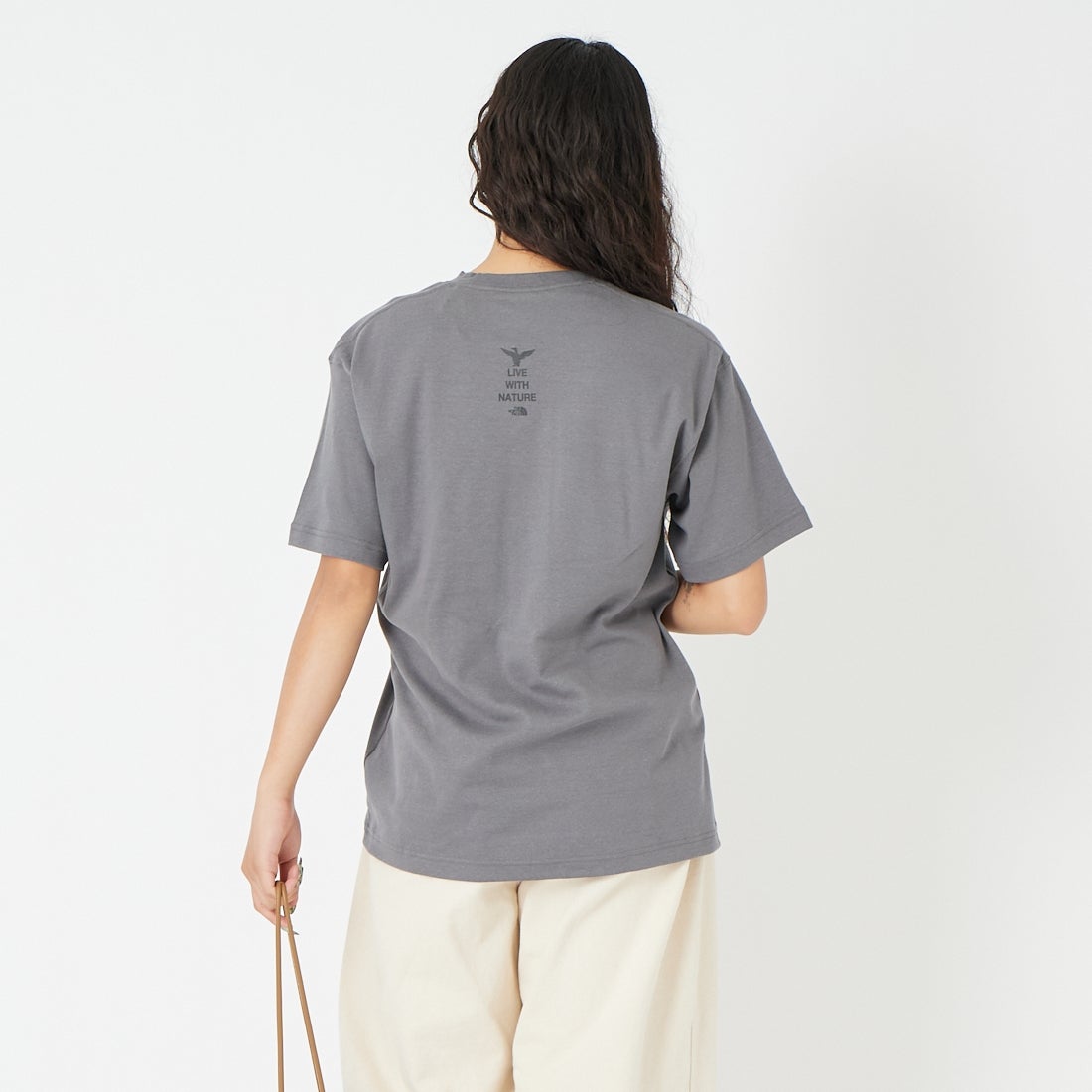 THE NORTH FACE [ザ ノースフェイス] ショートスリーブズーピッカーティー [NT32659] SP &&モデル身長：162cm 着用サイズ：S&&