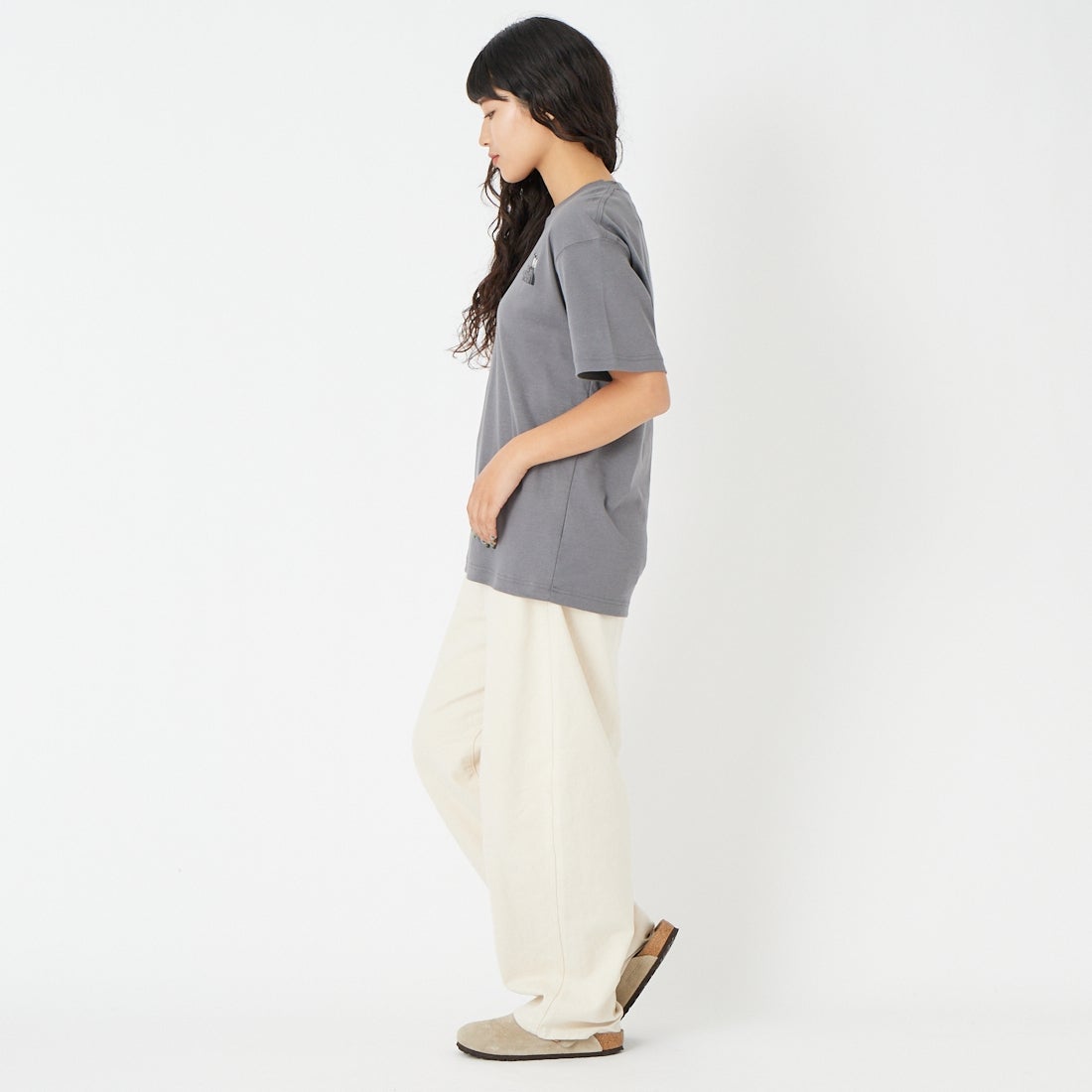 THE NORTH FACE [ザ ノースフェイス] ショートスリーブズーピッカーティー [NT32659] SP &&モデル身長：162cm 着用サイズ：S&&