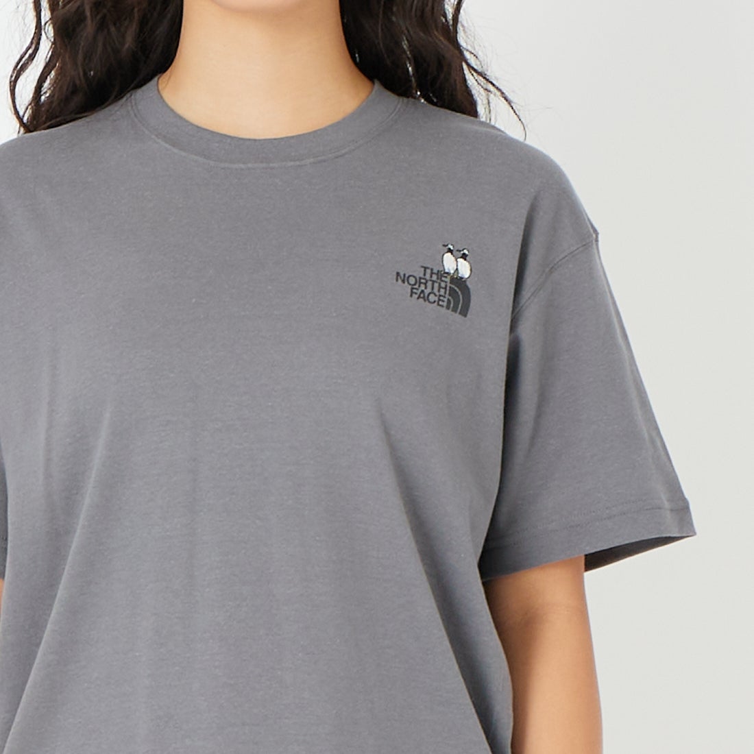 THE NORTH FACE [ザ ノースフェイス] ショートスリーブズーピッカーティー [NT32659] SP &&モデル身長：162cm 着用サイズ：S&&