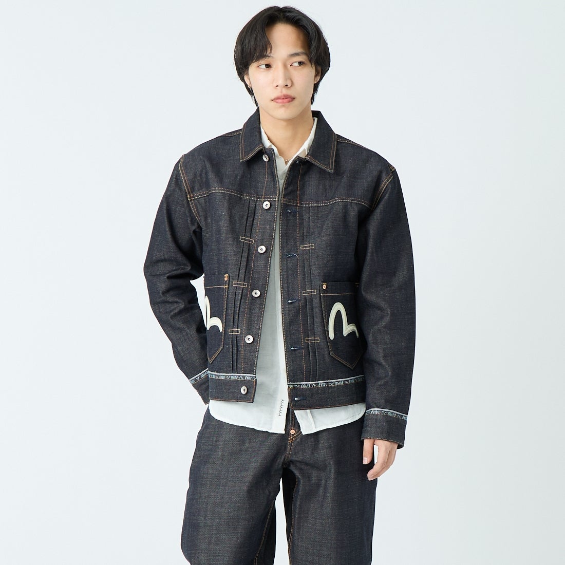 INDIGO&&モデル身長：179cm 着用サイズ：M&&