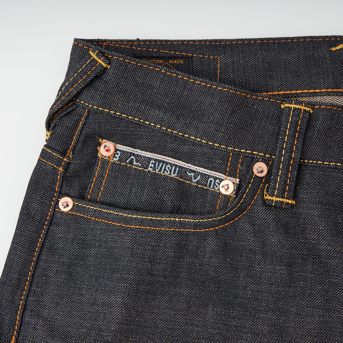 EVISU [エヴィス] 7ポケットロゴカモメ刺繍 ジーンズ [2ESHTM6JE1036] INDIGO