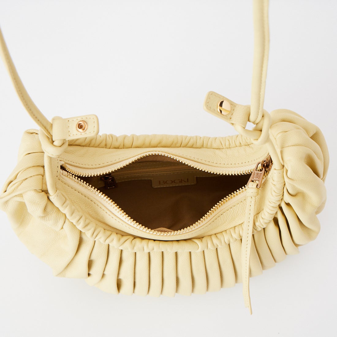 BOGKI [ボグキ] RIPPLE クロスボディバッグ [S24CB01] 85 LEMON B