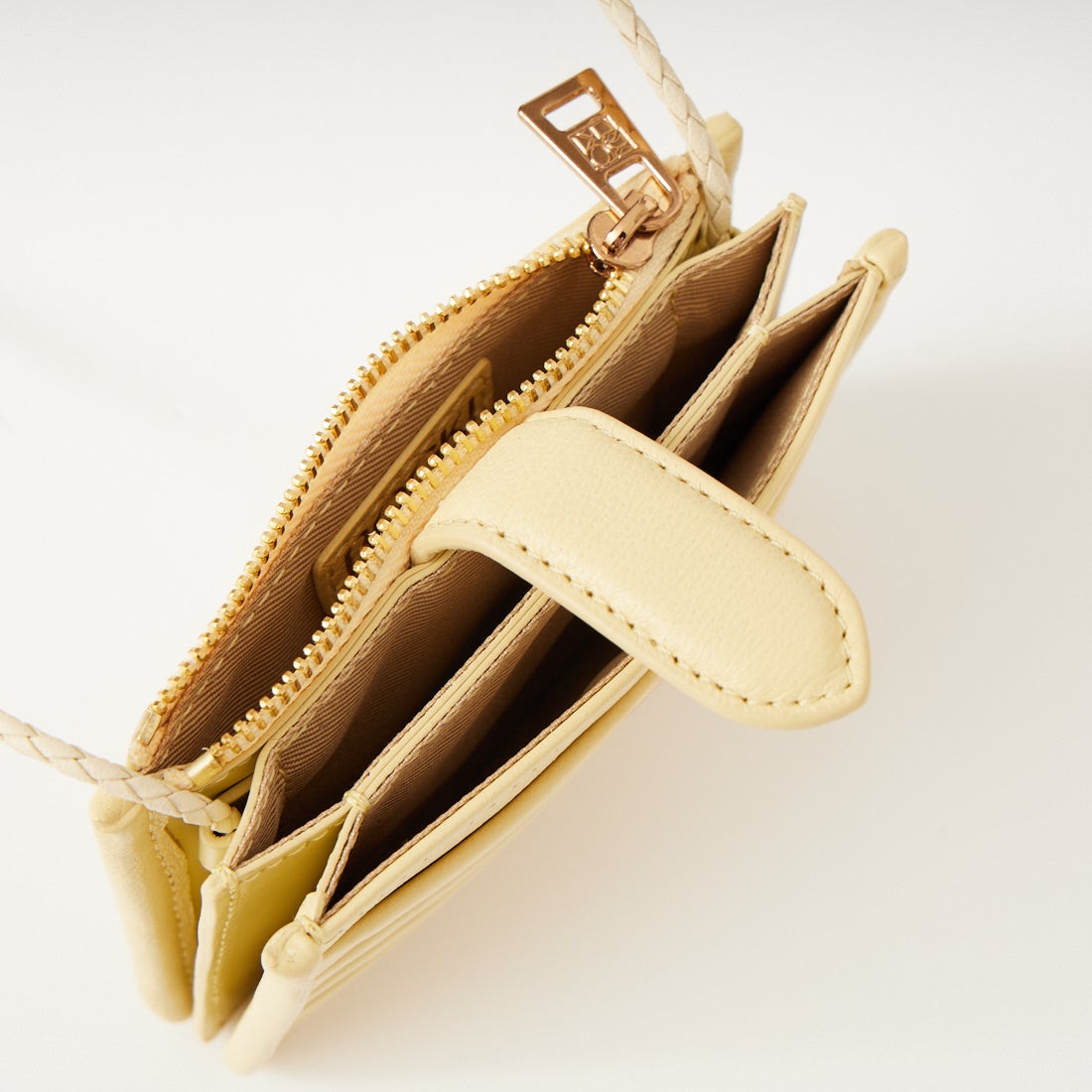 BOGKI [ボグキ] RIPPLE ストラップ付きウォレット [S24AW01] 85 LEMON B