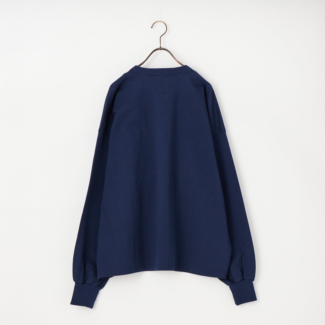 Oblada [オブラダ] バード柄ロングスリーブTシャツ [S2610CU13] NAVY
