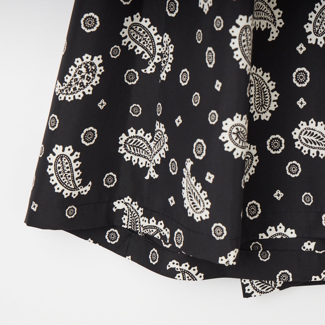 STELLA CIFFON [ステラシフォン] ペイズリーオリジナルプリントブラウス [ST1-26408] 80 BLACK