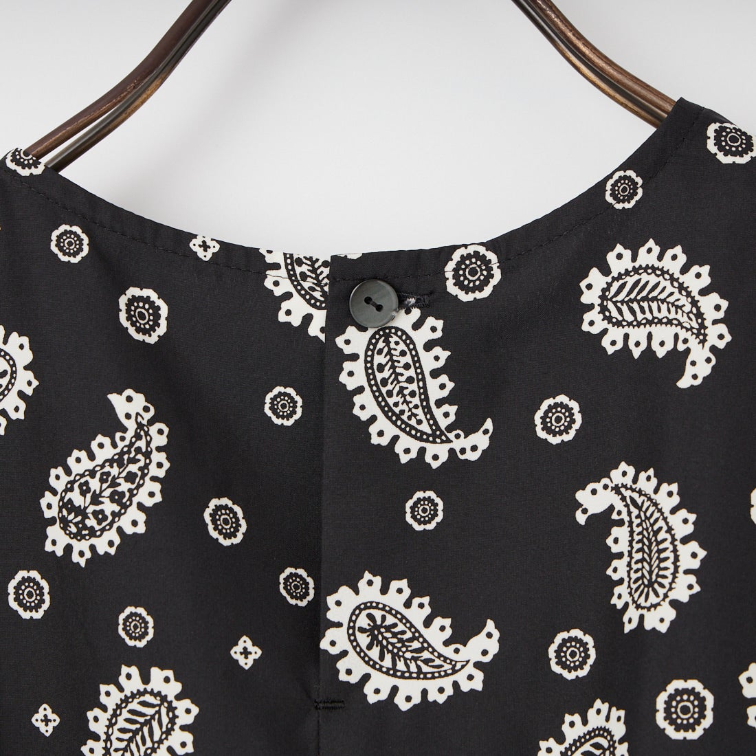 STELLA CIFFON [ステラシフォン] ペイズリーオリジナルプリントブラウス [ST1-26408] 80 BLACK