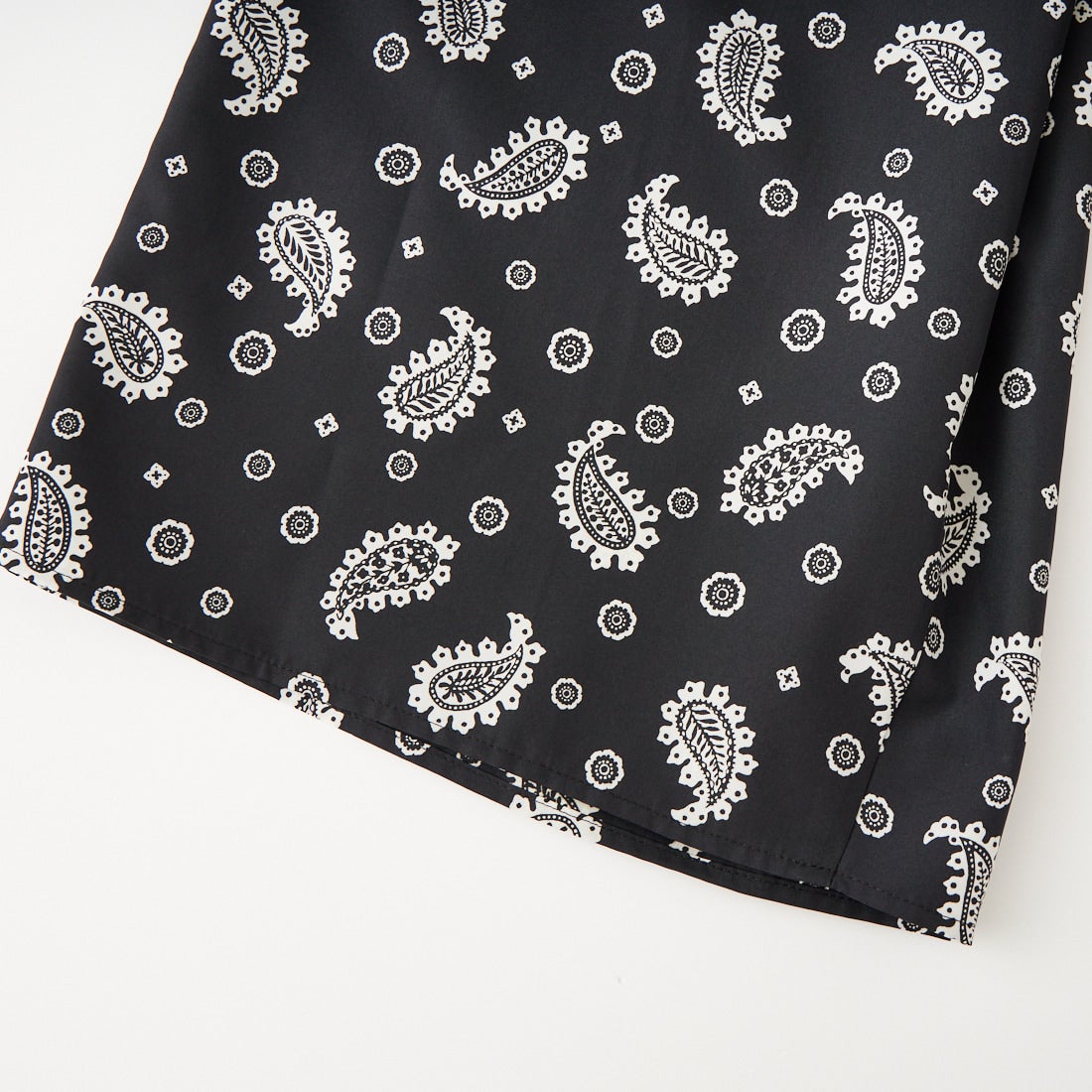 STELLA CIFFON [ステラシフォン] ペイズリーオリジナルプリントパンツ [ST1-26206A] 80 BLACK