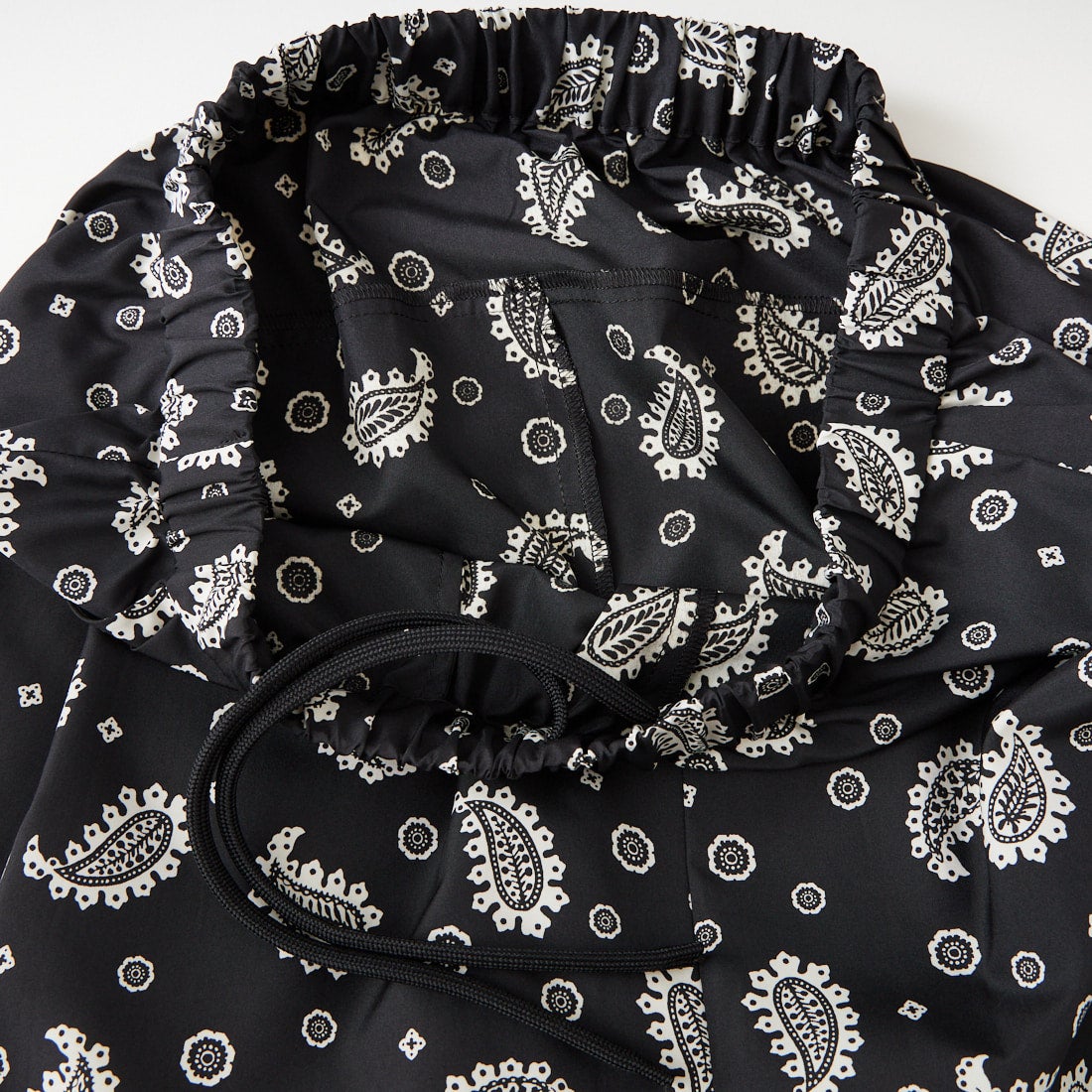 STELLA CIFFON [ステラシフォン] ペイズリーオリジナルプリントパンツ [ST1-26206A] 80 BLACK