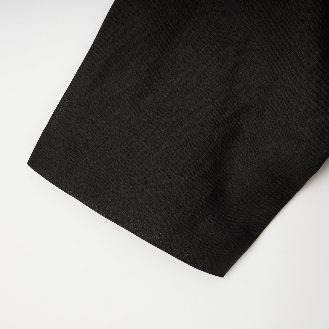 Munich [ミューニック] 60sフレンチリネンキャンバスルーズシャツ [MN261T33] 009 BLK